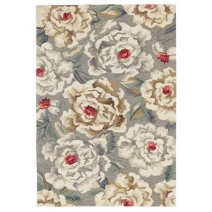 Copacabana Gorgeous Peony Indoor/Outdoor Rug, 190x280cm by Rug Culture, a Outdoor Rugs for sale on Style Sourcebook