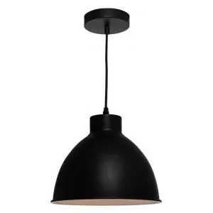 Dome Steel Pendant Lighting, Black by Cougar Lighting, a Pendant Lighting for sale on Style Sourcebook
