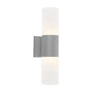 Ottawa IP54 Exterior LED Wall Light, Silver by Cougar Lighting, a Outdoor Lighting for sale on Style Sourcebook