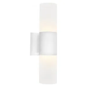 Ottawa IP54 Exterior LED Wall Light, White by Cougar Lighting, a Outdoor Lighting for sale on Style Sourcebook