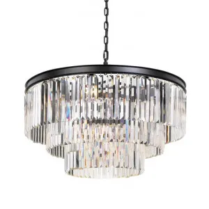 Serene Crystal Pendant Light, Cascade Ring, Large by Telbix, a Pendant Lighting for sale on Style Sourcebook