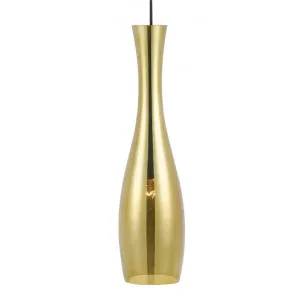Conie Glass Pendant Light, Gold by Telbix, a Pendant Lighting for sale on Style Sourcebook