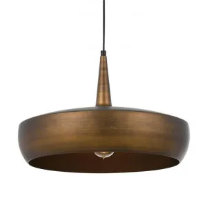 Sabra Metal Pendant Light, Antique Copper by Telbix, a Pendant Lighting for sale on Style Sourcebook