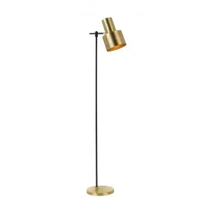 Croset Metal Floor Lamp, Gold by Telbix, a Floor Lamps for sale on Style Sourcebook