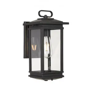 Nevin IP44 Exterior Wall Lantern, Black by Telbix, a Outdoor Lighting for sale on Style Sourcebook