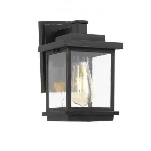 Strand IP44 Exterior Wall Lantern, Black by Telbix, a Outdoor Lighting for sale on Style Sourcebook
