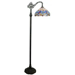 Drewes Tiffany Stained Glass Floor Lamp, Small by Tiffany Light House, a Floor Lamps for sale on Style Sourcebook