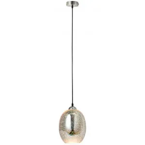 Moravian Glass Pendant Light, Chrome by Lexi Lighting, a Pendant Lighting for sale on Style Sourcebook