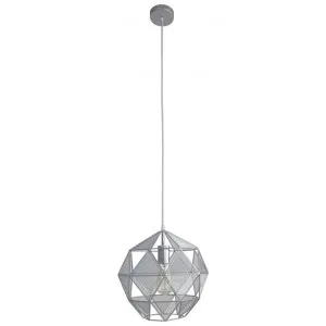 Bolu Iron Pendant Light, Chrome by Lumi Lex, a Pendant Lighting for sale on Style Sourcebook