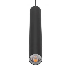 Star Slim Tube LED Pendant Light, 3000K, 30cm, Black by Domus Lighting, a Pendant Lighting for sale on Style Sourcebook