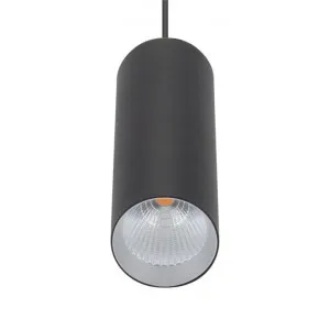 Star Slim Tube LED Pendant Light, 4000K, 18cm, Black by Domus Lighting, a Pendant Lighting for sale on Style Sourcebook