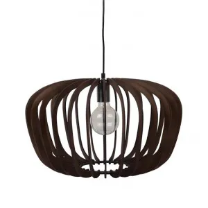 Robin Timber Pendant Light, 50cm, Brown by Domus Lighting, a Pendant Lighting for sale on Style Sourcebook