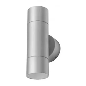 Elite IP54 Exterior Dimmable Up / Down Wall Light, GU10, Silver by Domus Lighting, a Outdoor Lighting for sale on Style Sourcebook
