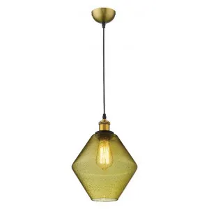 Alice Glass Pendant Light, Amber by Domus Lighting, a Pendant Lighting for sale on Style Sourcebook
