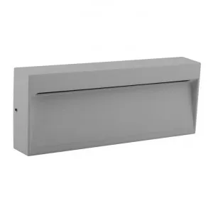 Zeke IP65 Exterior Surface Mounted LED Steplight, 5000K, Rectangle, Silver by Domus Lighting, a Outdoor Lighting for sale on Style Sourcebook
