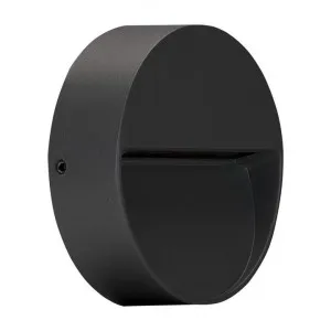 Zeke IP65 Exterior Surface Mounted LED Steplight, 3000K, Mini Round, Dark Grey by Domus Lighting, a Outdoor Lighting for sale on Style Sourcebook