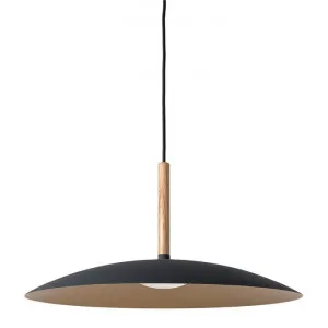 Solar LED Metal Pendant Light, Small, Black by Lumiluxe, a Pendant Lighting for sale on Style Sourcebook