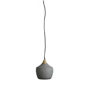 Panto III Concrete & Timber Pendant Light by Oriel Lighting, a Pendant Lighting for sale on Style Sourcebook