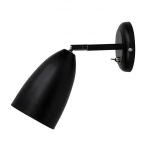 Salem Metal Adjustable Wall Light with Switch, Black by Oriel Lighting, a Wall Lighting for sale on Style Sourcebook