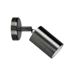 Varde IP44 Adjustable LED Exterior Wall Light, Silver by Oriel Lighting, a Outdoor Lighting for sale on Style Sourcebook