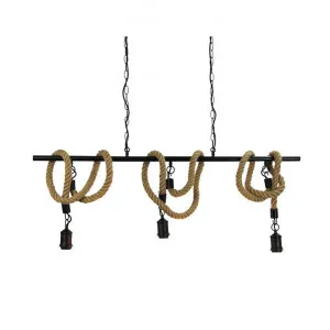 Rope Triple Suspension Pendant Light by Oriel Lighting, a Pendant Lighting for sale on Style Sourcebook