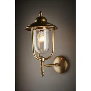 Pier Metal Wall Sconce, Antique Brass by Emac & Lawton, a Wall Lighting for sale on Style Sourcebook