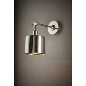 Portofino Metal Adjustable Wall Sconce, Nickel by Emac & Lawton, a Wall Lighting for sale on Style Sourcebook