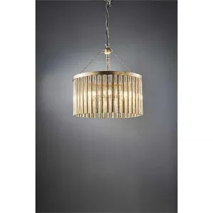 Midtown Metal & Crystal Pendant Light by Emac & Lawton, a Pendant Lighting for sale on Style Sourcebook