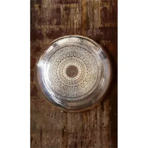 Moroccan Metal Wall Light, Silver by Emac & Lawton, a Wall Lighting for sale on Style Sourcebook