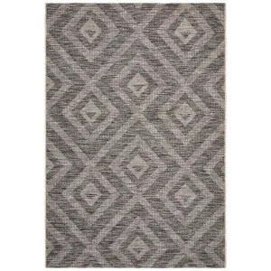 Terrance Xander Indoor / Outdoor Rug, 160x230cm, Black by Rug Culture, a Outdoor Rugs for sale on Style Sourcebook