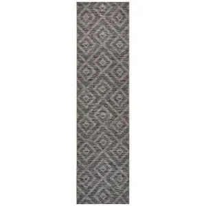Terrance Xander Indoor / Outdoor Runner Rug, 80x300cm, Black by Rug Culture, a Outdoor Rugs for sale on Style Sourcebook