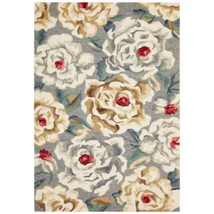 Copacabana Gorgeous Peony Indoor/Outdoor Rug, 155x225cm by Rug Culture, a Outdoor Rugs for sale on Style Sourcebook