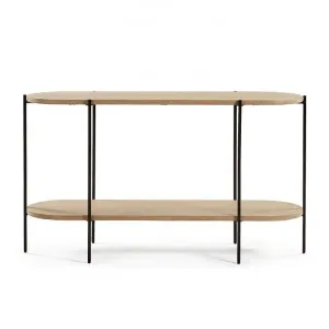 Aparador Mango Wood & Iron Oval Console Table, 140cm by El Diseno, a Console Table for sale on Style Sourcebook