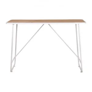 Substation Commercial Grade Pine Timber & Metal Console Table, 120cm, White by Superb Lifestyles, a Console Table for sale on Style Sourcebook