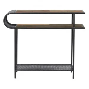 Aru Commercial Grade Industrial Recycled Timber & Iron Console Table, 110cm by Superb Lifestyles, a Console Table for sale on Style Sourcebook