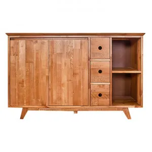 Bradlee Mountain Ash Timber 2 Door 3 Drawer Buffet Table, 143cm by Hanson & Co., a Sideboards, Buffets & Trolleys for sale on Style Sourcebook