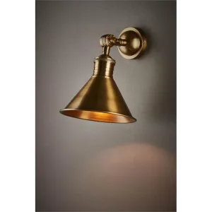 Ventura Metal Wall Sconce, Antique Brass by Emac & Lawton, a Wall Lighting for sale on Style Sourcebook