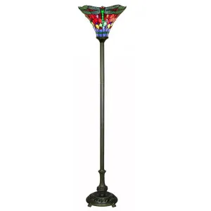 Thora Tiffany Stained Glass Uplight Floor Lamp, Medium by Tiffany Light House, a Floor Lamps for sale on Style Sourcebook