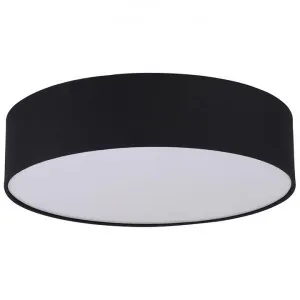 Mara Fabric Oyster Ceiling Light, Black by Lumi Lex, a Spotlights for sale on Style Sourcebook