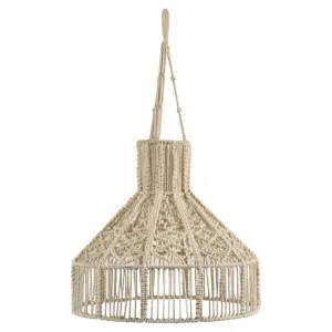 Ballina Cotton Macrame Round Pendant Light by Casa Uno, a Pendant Lighting for sale on Style Sourcebook