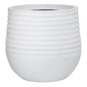 Ryker Stonelite Planter, White by Rogue, a Plant Holders for sale on Style Sourcebook