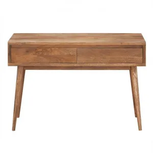 Stuart Solid Mango Wood Timber Console Table with Drawers by Dodicci, a Console Table for sale on Style Sourcebook