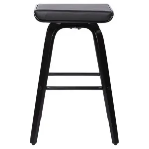 Lucca Timber Bar Stool, Black by Maison Furniture, a Bar Stools for sale on Style Sourcebook