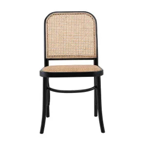 Belmont Dining Chair in Birch Black / Rattan by OzDesignFurniture, a Dining Chairs for sale on Style Sourcebook