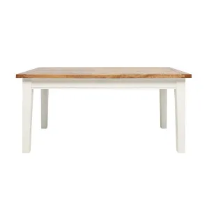 Mango Creek Dining Table 210cm in White / Clear Lacquer by OzDesignFurniture, a Dining Tables for sale on Style Sourcebook