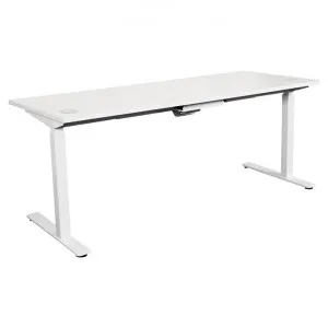 Summit Electric Sit to Stand Desk, 150cm, White by YS Design, a Desks for sale on Style Sourcebook