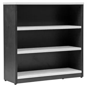 Logan 3 Shelf Bookcase, White / Black by YS Design, a Bookshelves for sale on Style Sourcebook