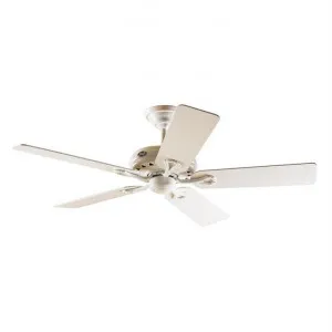 Hunter Savoy Commercial Grade White Ceiling Fan with White / Light Oak Switch Blades by Hunter, a Ceiling Fans for sale on Style Sourcebook