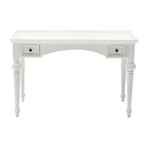 Provence Mahogany Timber Writing Desk, 120cm by Novasolo, a Desks for sale on Style Sourcebook