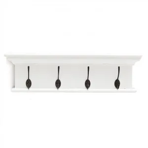 Halifax Mahogany Timber 4 Hook Wall Hanger by Novasolo, a Wall Shelves & Hooks for sale on Style Sourcebook
